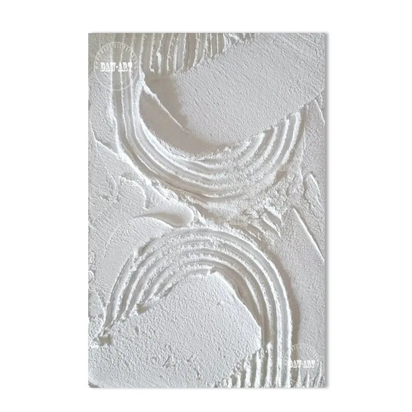 White Line Concept Art Canvas