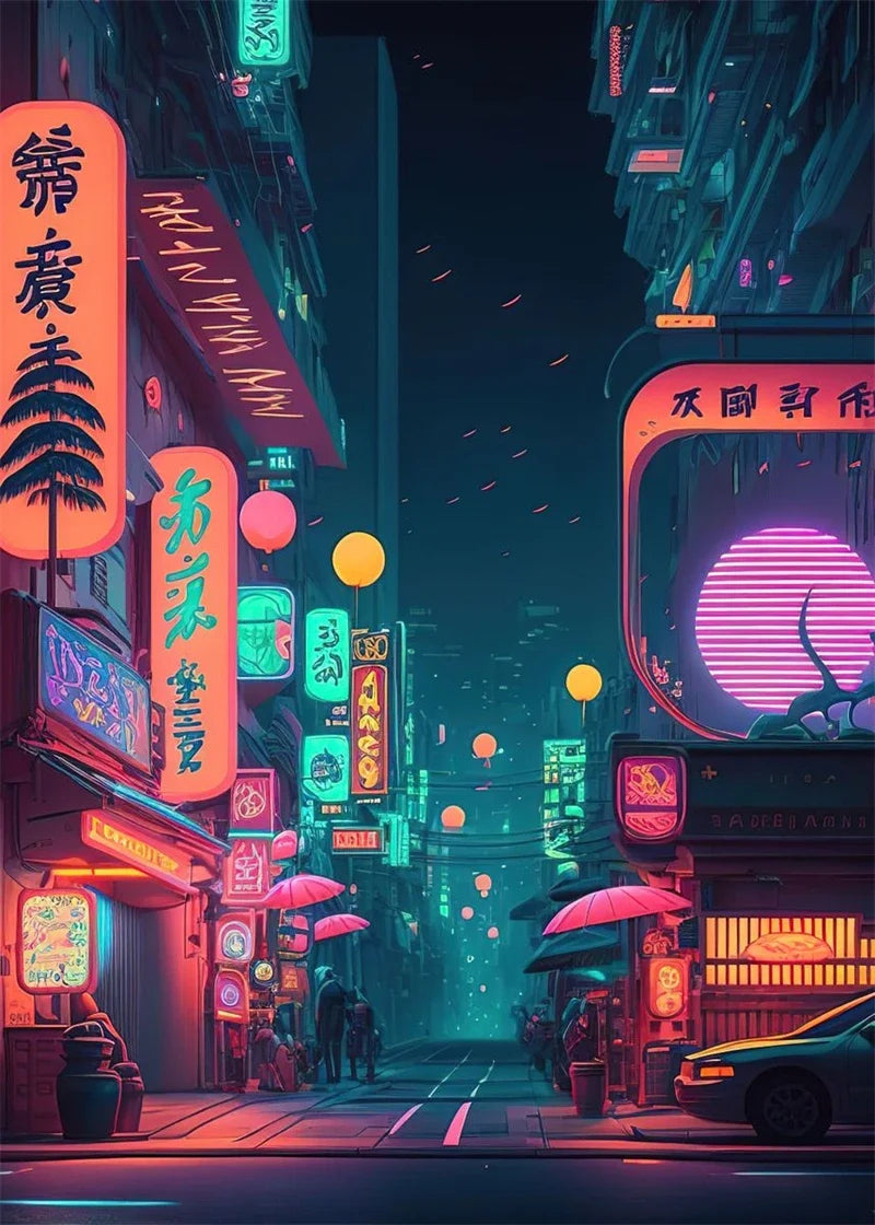 Tokyo Neon Anime Poster