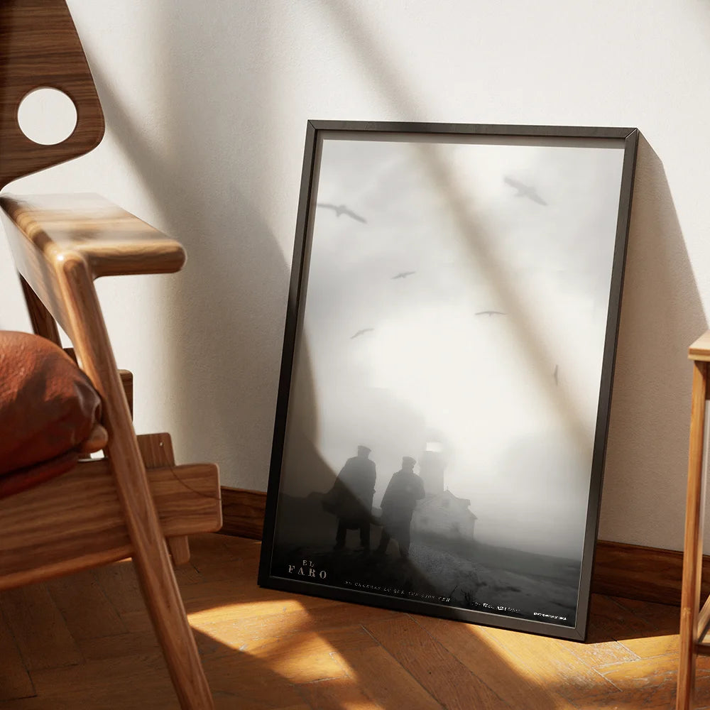 Lighthouse Retro Movie Poster