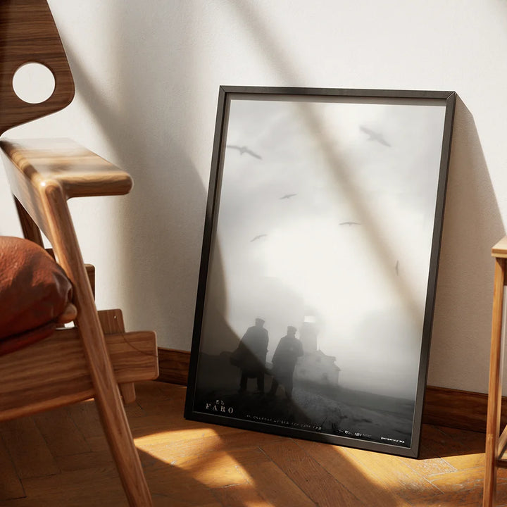 Lighthouse Retro Movie Poster