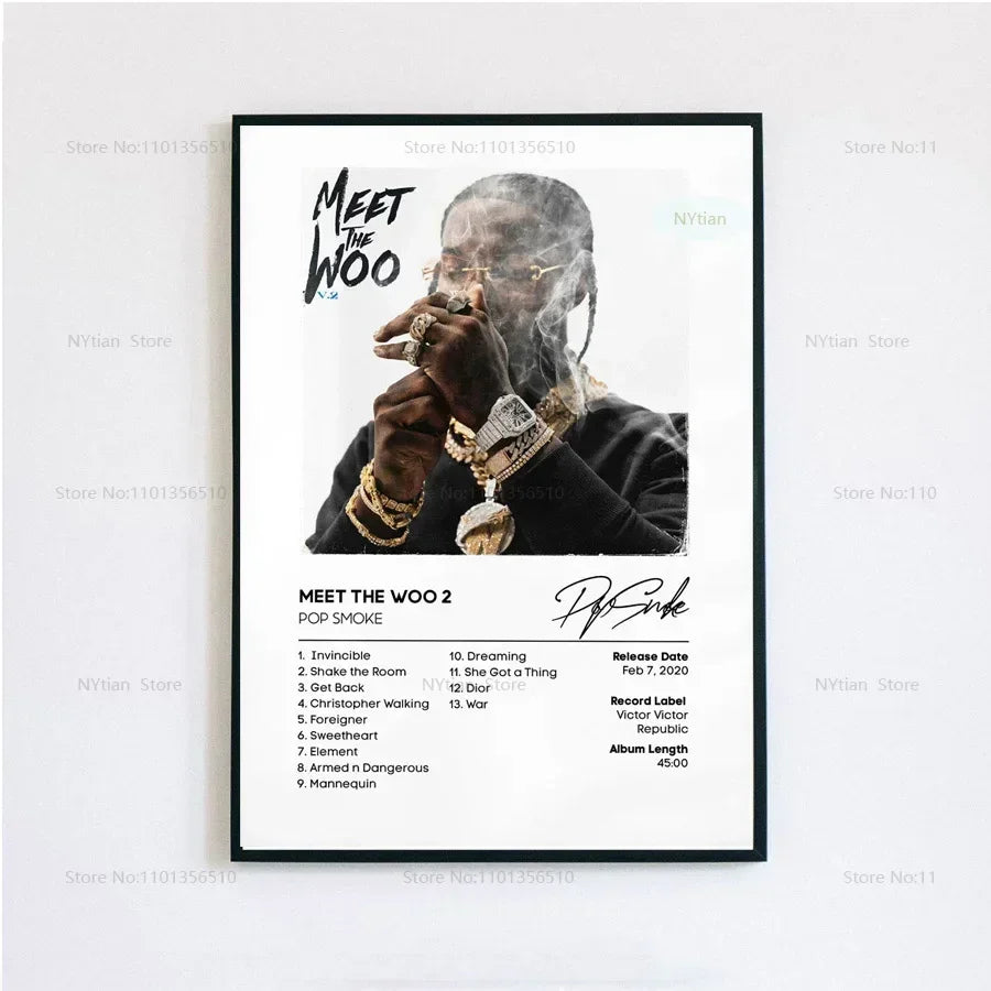 Pop Art Album Smoke Poster