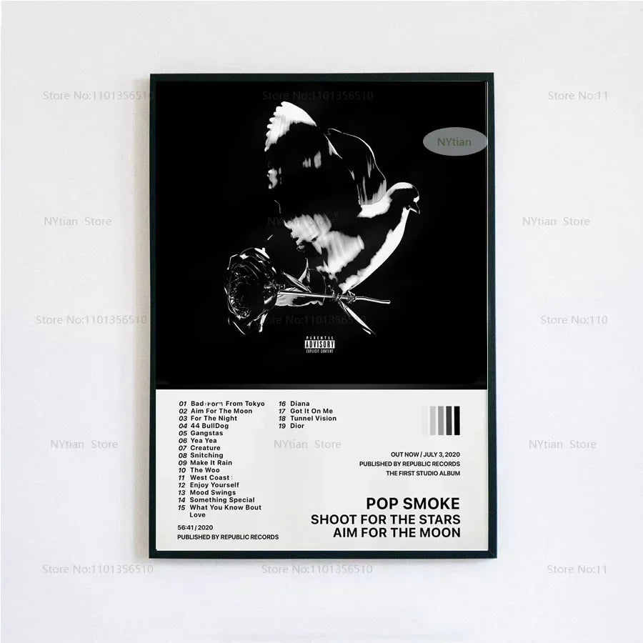 Pop Art Album Smoke Poster