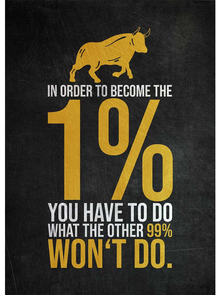 Golden Office Quote Canvas