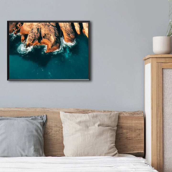 Rocky Coast Aerial Print