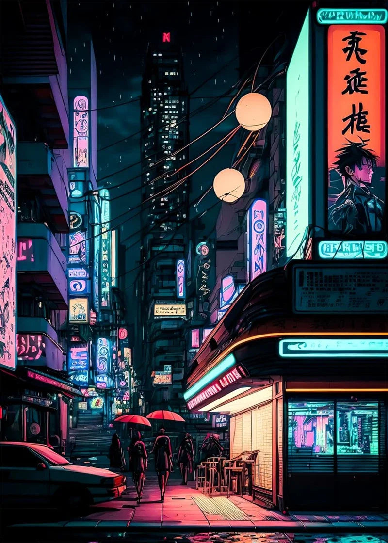 Tokyo Neon Anime Poster