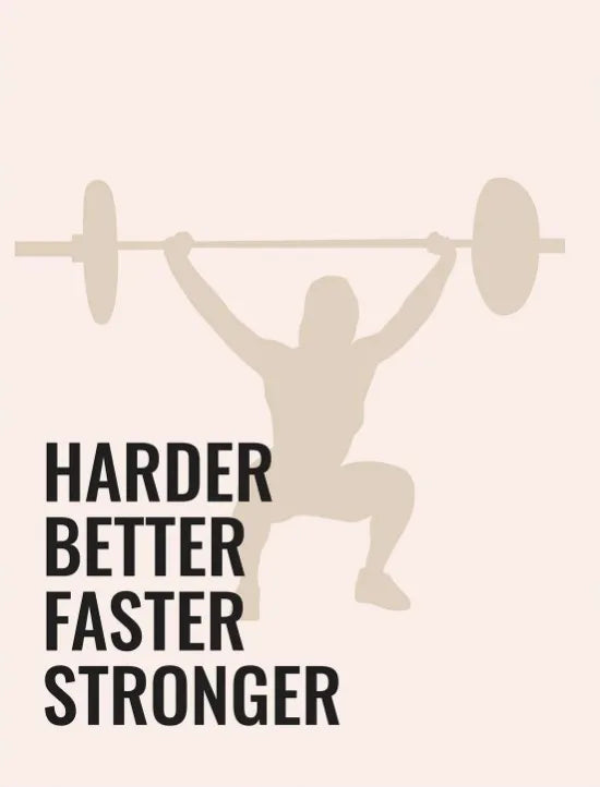 Minimalist Fitness Gym Poster