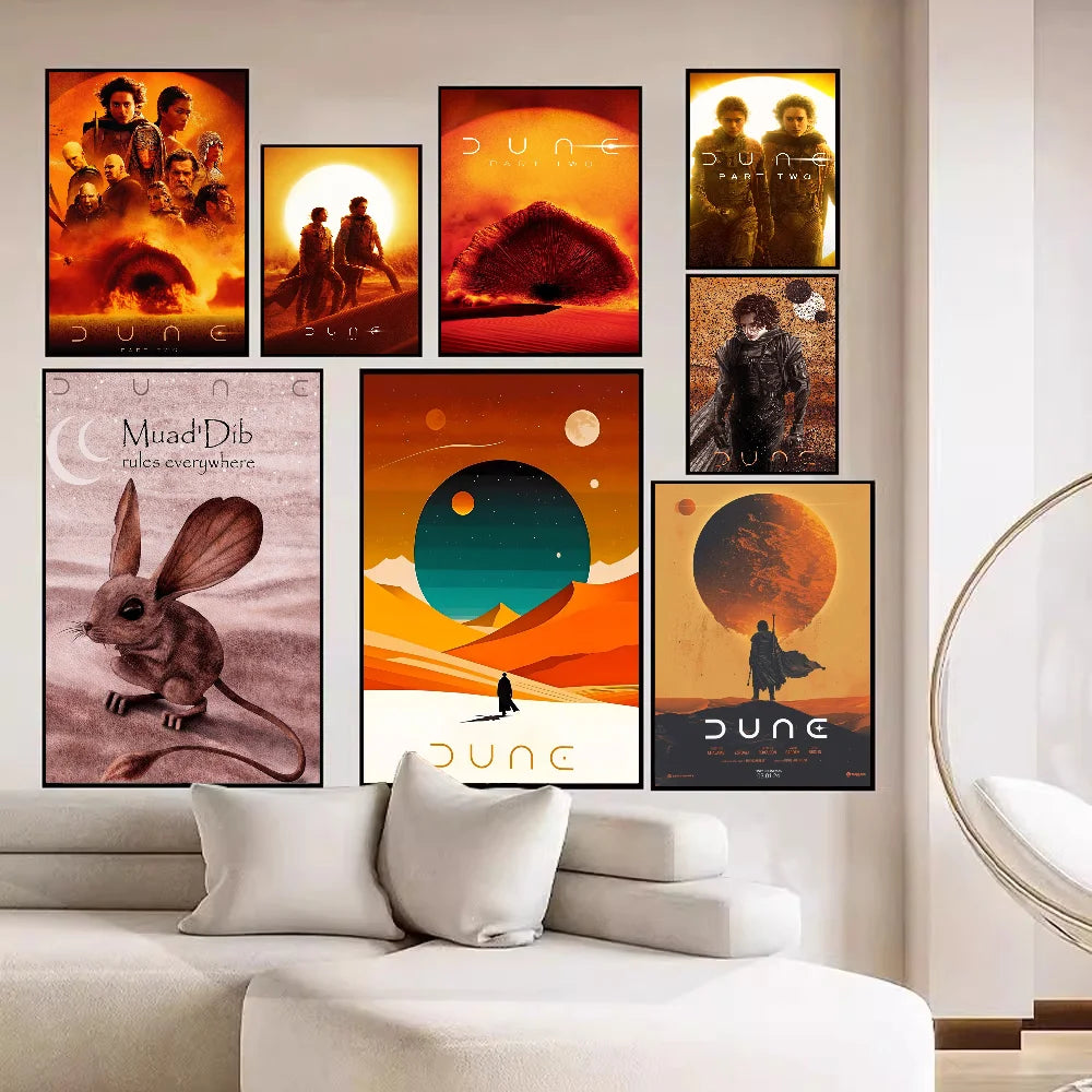 Dune 2024 Sci-Fi Poster