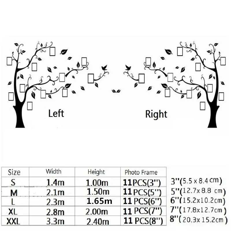 Acrylic Family Tree Sticker