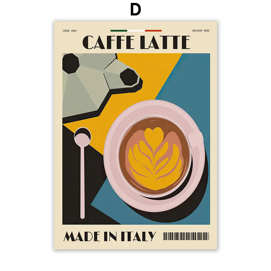 Italian Espresso Coffee Pot Print