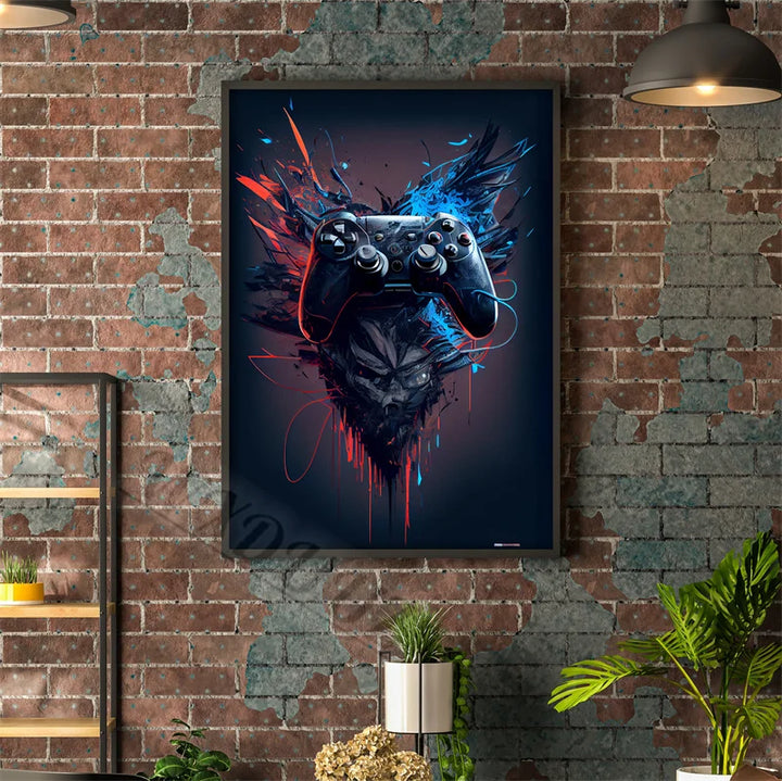 Retro Punk Gaming Poster