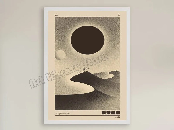 Retro Dune Arrakis Art