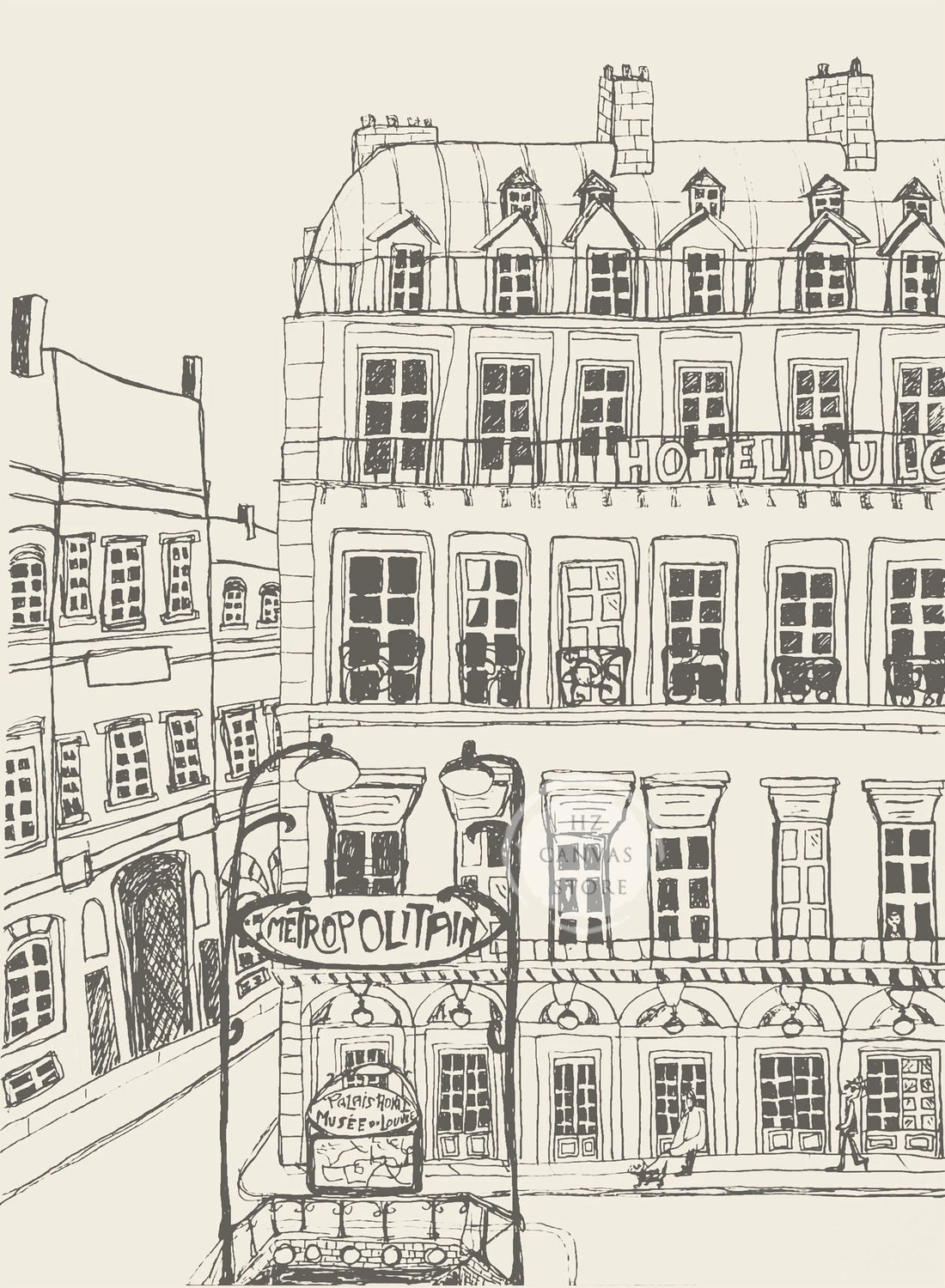 Paris Architecture Poster