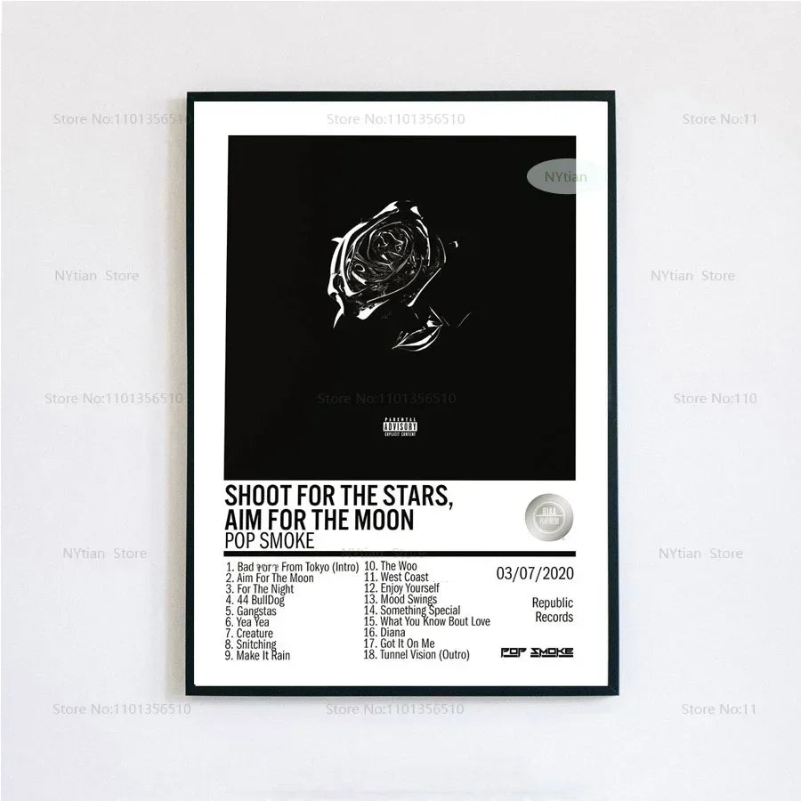 Pop Art Album Smoke Poster