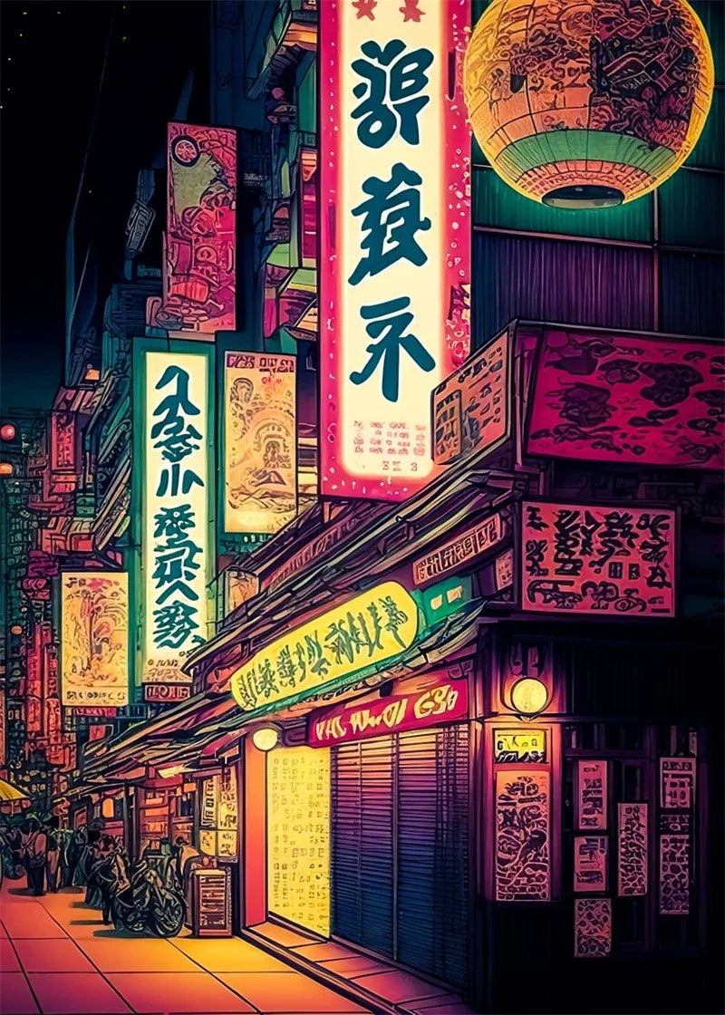 Tokyo Neon Anime Poster