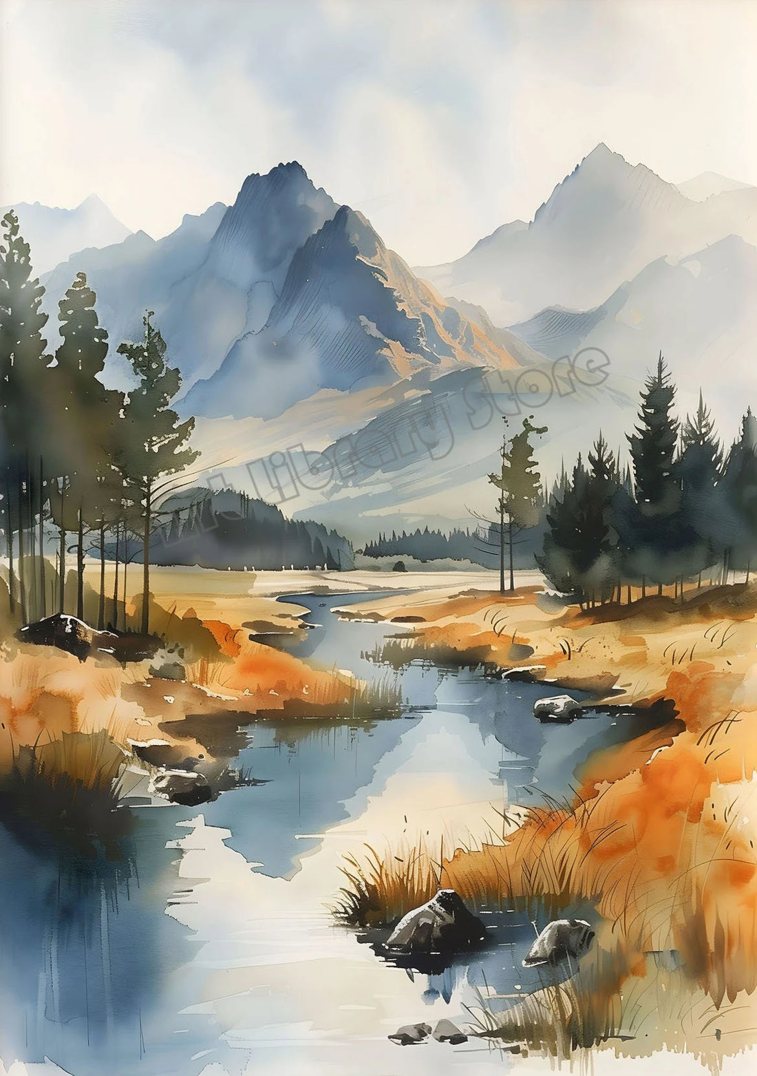 Retro Europe Travel Poster