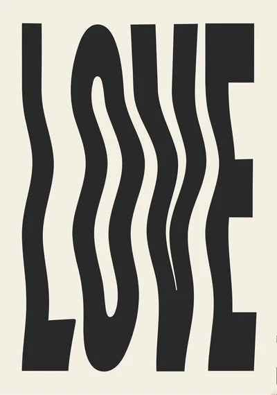 Chaos Typography Canvas Art