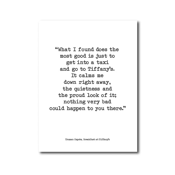 Breakfast at Tiffany’s Poster