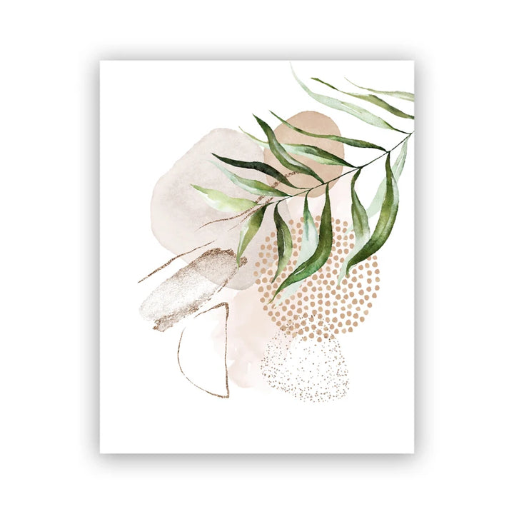 Gold Leaf Botanical Canvas