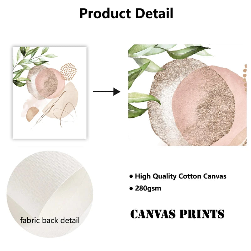 Gold Leaf Botanical Canvas