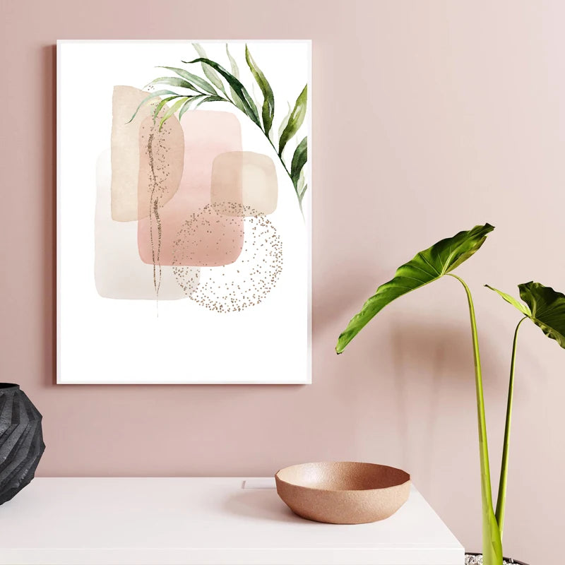 Gold Leaf Botanical Canvas